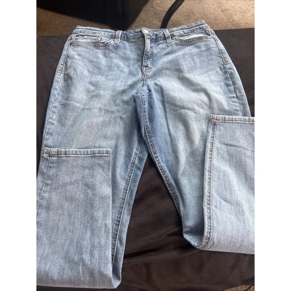Women's Size 14 Skinny Blue Denim Jeans By‎ Crown And Ivy - Picture 1 of 13
